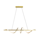 Ver imagem 1 de Pendente Led Moderno Taschibra Union 38w Luz Quente 3000k Bivolt Ouro