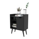 Ver imagem 1 de Aparador Retrô 60cm com 1 Porta Multimóveis CR50063 Preto