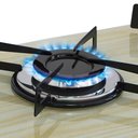 Ver imagem 4 de Cooktop Chamalar Bivolt Premium 5 Bocas Ultra Chama Vidro Temperado Amadeirado Claro