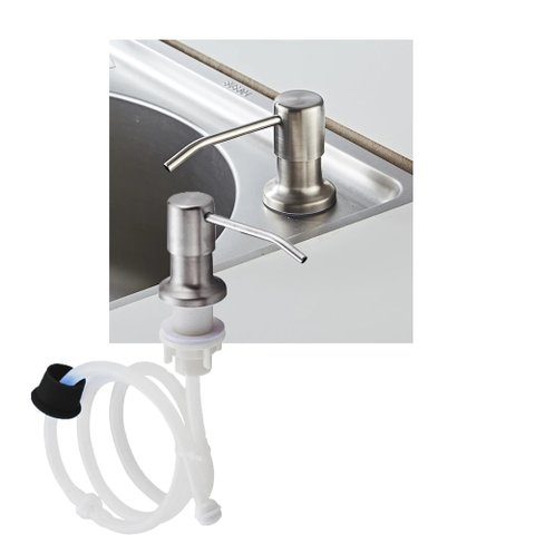 Dispenser Dosador Mangueira Flexivel Embutir Suporte Pia Cozinha Banheiro Tanque Liquidos