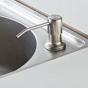 Ver imagem 4 de Dispenser Dosador Mangueira Flexivel Embutir Suporte Pia Cozinha Banheiro Tanque Liquidos