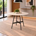Ver imagem 2 de Mesa de Jantar Viena 90 cm Estrutura em Aço Carbono e Tampo BP 15mm