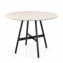 Ver imagem 1 de Mesa de Jantar Viena 90 cm Estrutura em Aço Carbono e Tampo BP 15mm