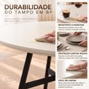 Ver imagem 4 de Mesa de Jantar Viena 90 cm Estrutura em Aço Carbono e Tampo BP 15mm
