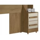 Ver imagem 4 de Cabeceira Casal Extensível Síria Cinamomo e Off White Rv Móveis