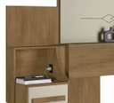 Ver imagem 3 de Cabeceira Casal Extensível Síria Cinamomo e Off White Rv Móveis