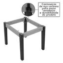 Ver imagem 5 de Mesa de Jantar Ana com 4 Cadeiras Ana Ipê/Off White/Marrom Claro - PR Móveis
