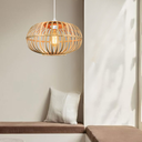 Ver imagem 6 de Pendente Luminária Artesanal em Bambu com Design Rústico Natural