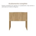 Ver imagem 6 de Escrivaninha Canelada Mesa Feminina Compacta e Delicada Petit 2 Gavetas 91,2cm Olmo e Branco Marrom Artany