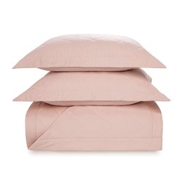 Cobre Leito Casal Karsten 270 Fios Cetim 100% Algodão Domos Rosa - 1