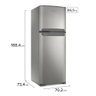 Geladeira/refrigerador Continental Tc56s Frost Free 472l Inox - 220v - 4
