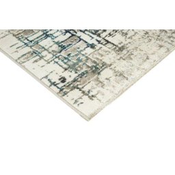 Tapete Egípcio para Sala Edantex Sena 10 - 200x250cm Creme e Azul - 3