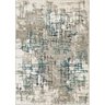 Tapete Egípcio para Sala Edantex Sena 10 - 200x250cm Creme e Azul - 1
