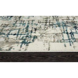 Tapete Egípcio para Sala Edantex Sena 10 - 200x250cm Creme e Azul - 5