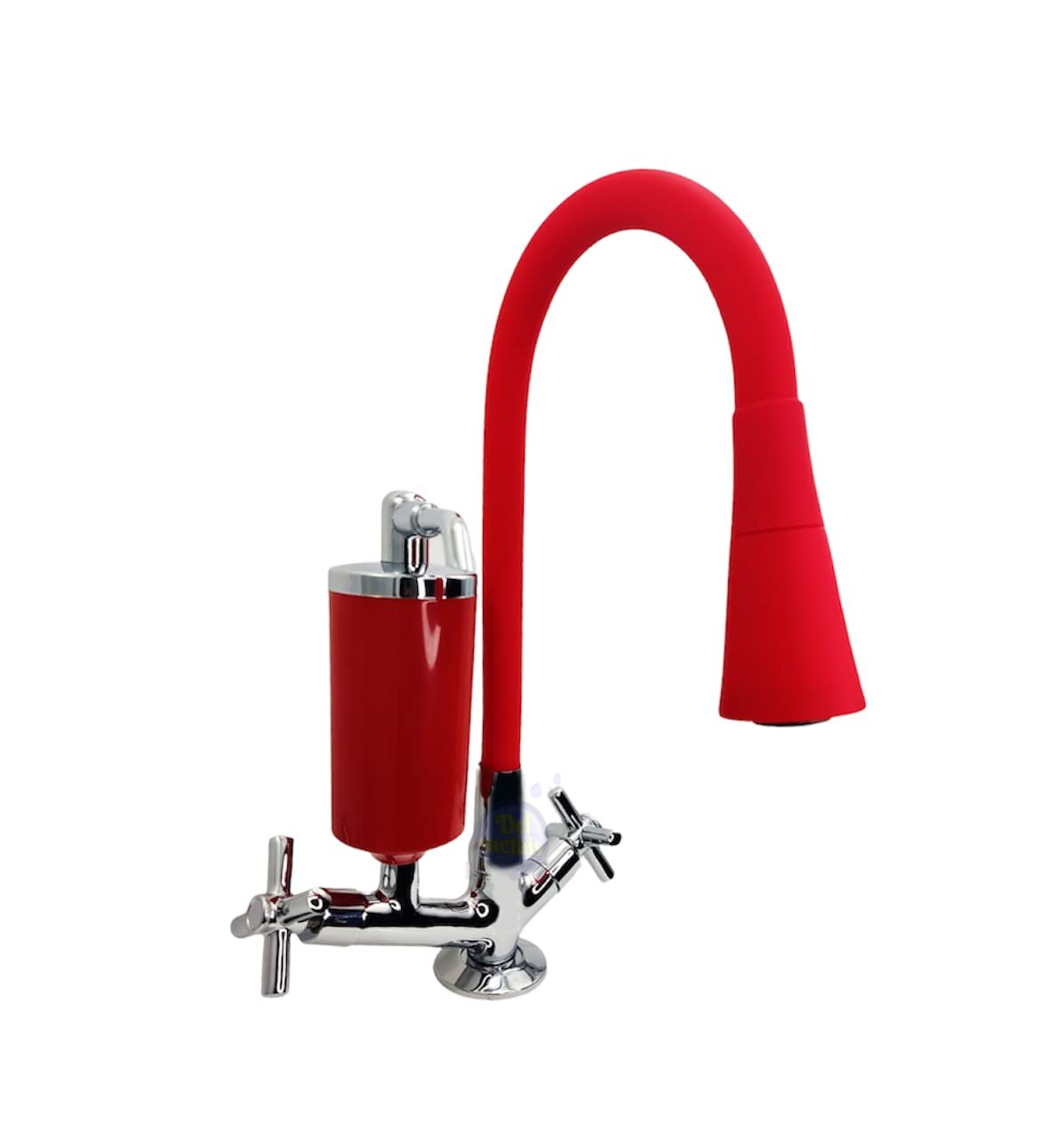 Torneira Cozinha Filtro Vermelha Mesa/bancada Gourmet 2 Jatos Casagrande Mundial - 1