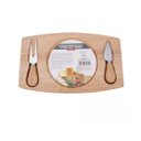 Ver imagem 2 de Kit Tabua Retangular com Utensilios para Queijo de 17x28x1,5cm Unyhome