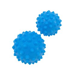 Kit 2 Brinquedo Pet Bolinha Maciça E Cravo P/ Cão Peq 45mm Cor: Azul - 2