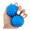 Kit 2 Brinquedo Pet Bolinha Maciça E Cravo P/ Cão Peq 45mm Cor: Azul - 1