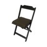 Conjunto Dobrável 120x70 com 4 Cadeiras Estofadas Marrom - 3