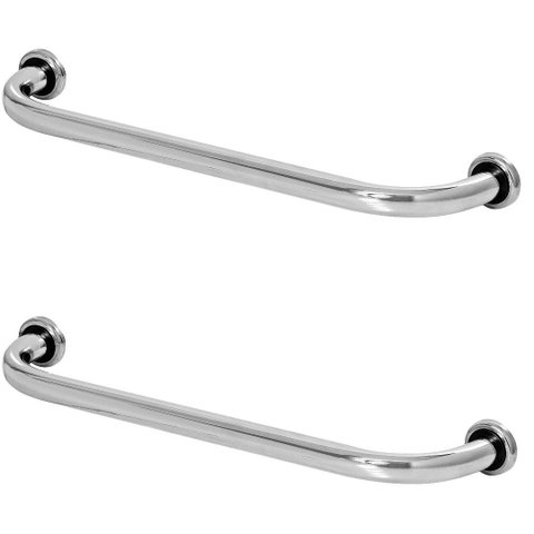 Kit 2 Barras de Apoio de Idoso para Banheiro 80cm