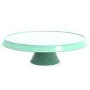 Ver imagem 2 de 8 Porta Bolos e Tortas Verde Menta com Pé 28cm Bubble Crippa Boleiras para Confeitarias Docerias
