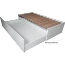 Ver imagem 2 de Cama 3 em 1 - Marcenaria Honori - 78x188x20 - Branco Tx - Comum