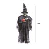 Bruxa com Maca Brena com Luz e Som 110cm Halloween - 3