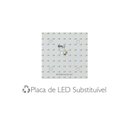 Ver imagem 2 de Plafon LED Quadrado Embutir 80041 38W 6000k com Fonte Branco Romalux 50cm