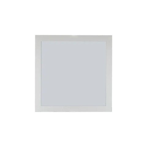 Plafon LED Quadrado Embutir 80041 38W 6000k com Fonte Branco Romalux 50cm