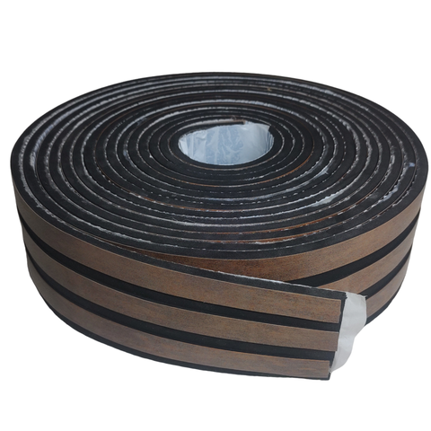Eva Rodape Ripado Laminado Acabamento Corten - 10m