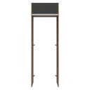 Ver imagem 6 de Porta-Geladeira 73 cm 1 Porta Basculante Rustic/Preto Glamy Madesa Rustic/Preto