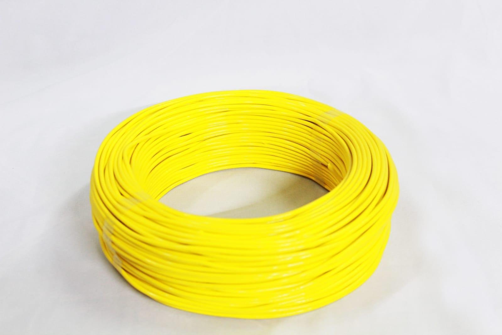 Fio Cabo Flexível 4 Mm 40 Metros Amarelo - 5