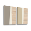 Ver imagem 1 de Quadro Dupla Geométrico Ripado -- BR ARTES