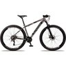 Bicicleta Raider Aluminum 27V Freios Á Disco K7 E Suspensão - Grafite+Preto - 15 - 1