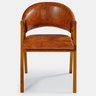 Poltrona para Sala Denver Cor Mel Estofado Corano Ocre - 7