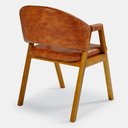 Ver imagem 5 de Poltrona para Sala Denver Cor Mel Estofado Corano Ocre