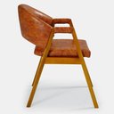 Ver imagem 4 de Poltrona para Sala Denver Cor Mel Estofado Corano Ocre