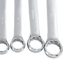 Ver imagem 3 de Jogo de Chaves Combinadas 8 a 24mm 14 Peças Boca e Estrela Aço Reforçado Uso Profissional