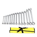 Ver imagem 1 de Jogo de Chaves Combinadas 8 a 24mm 14 Peças Boca e Estrela Aço Reforçado Uso Profissional