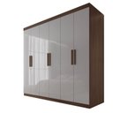 Ver imagem 3 de Guarda-Roupa MDF 6 Portas de Bater 6 Gavetas Fenix