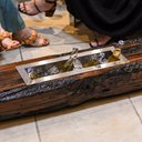 Ver imagem 4 de Cervejeira Em Dormente Rústico Portátil com Rodinhas - Inox 304 100 cm Sala Cervejeira 100 cm