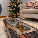 Ver imagem 7 de Cervejeira Em Dormente Rústico Portátil com Rodinhas - Inox 304 100 cm Sala Cervejeira 100 cm