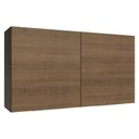 Ver imagem 1 de Armário Aéreo para Quarto 120 cm 2 Portas Rustic Neo Madesa