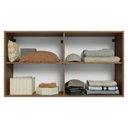 Ver imagem 4 de Armário Aéreo para Quarto 120 cm 2 Portas Rustic Neo Madesa