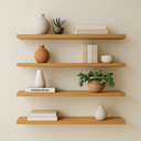 Ver imagem 2 de 4 Prateleiras Mdf 30x100cm para Sala sem Suporte 18mm