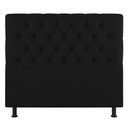 Ver imagem 1 de Cabeceira Cama Box Casal King Size Nice 195cm Suede Preto - Abmaza