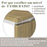 Mesa para Escritório em L Diretor 1 Porta 2 Nichos 135x168,5cm Smart Artany - 6