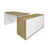 Mesa para Escritório em L Diretor 1 Porta 2 Nichos 135x168,5cm Smart Artany - 15