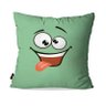 Kit com 4 Capas para Almofadas Decorativas Carinhas Engraçadas 60x60cm - 3
