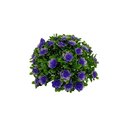 Ver imagem 1 de Planta Meia Bola Flor Artificial - Arranjo para Decoração - Violeta